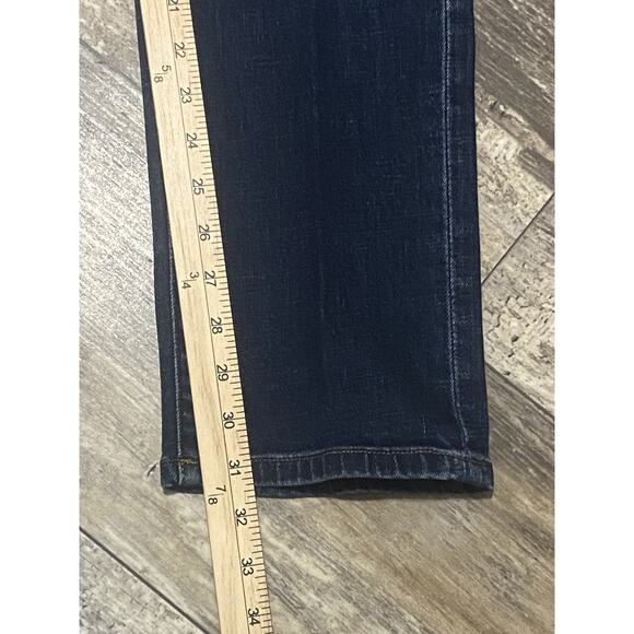 Amazon Essentials Jeans Mens 34 X 31 Blue Slim Mince Stretch Straight Denim Dark - Picture 4 of 10